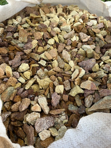 Златолит персиковый декоративная каменная крошка купить в Люберцах