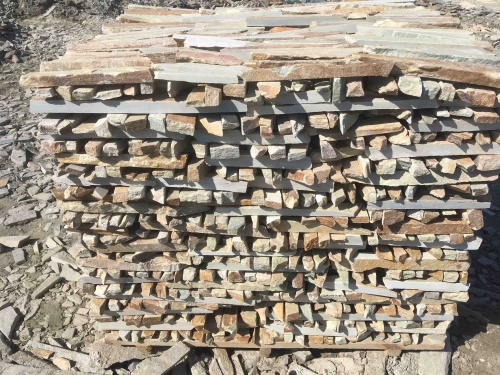 Горбушка златолит золотистый для облицовки купить в Люберцах