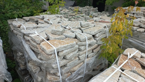 Гранитный плитняк галтованный для парковки купить в Люберцах