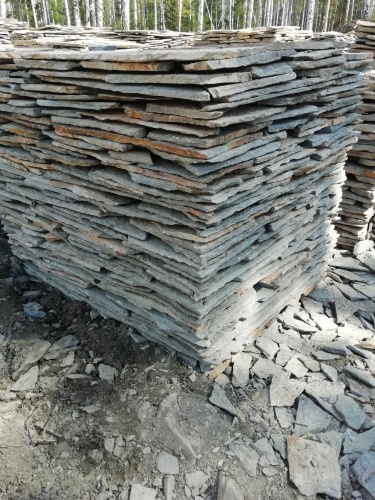 Плитняк златолит Уральский для цоколя, отмостки купить в Люберцах