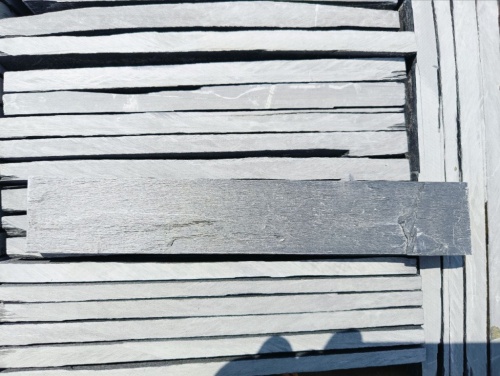 Плитка чёрная из натурального камня фасадная 30 см * 5 см, толщина 7 мм -30 мм купить в Люберцах